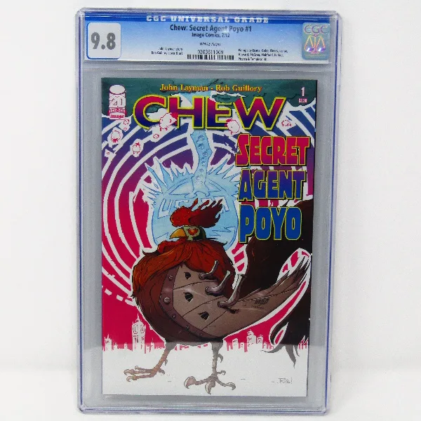 Image Comics Chew: Secret Agent Poyo #1 CGC 9.8 front view