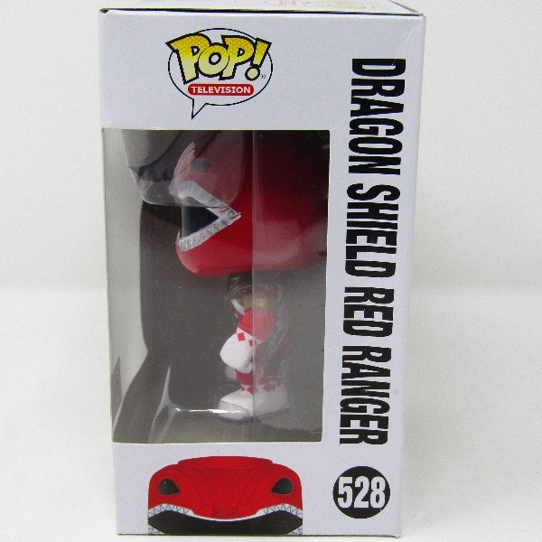 Mighty Morphin Power Rangers Dragon Shield Red Ranger #528 right