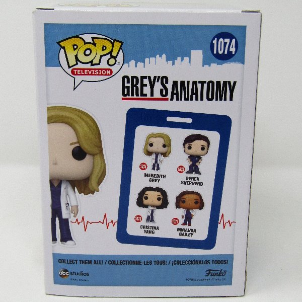 Grey's Anatomy Meredith Grey #1074 back
