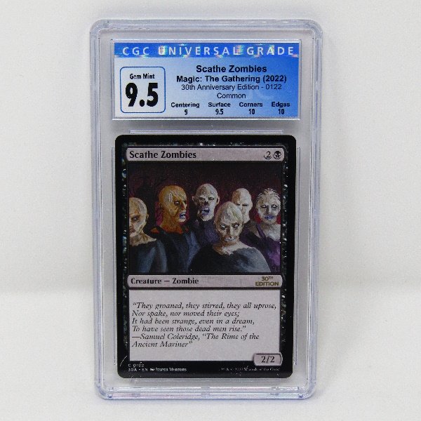 30th Anniversary Edition Scathe Zombies CGC Graded 9.5 front view