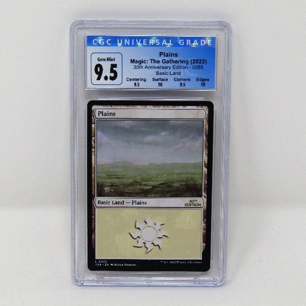 30th Anniversary Edition Plains #0285 CGC Graded 9.5 front view