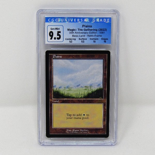 30th Anniversary Edition Retro Plains #0581 CGC Graded 9.5 front view