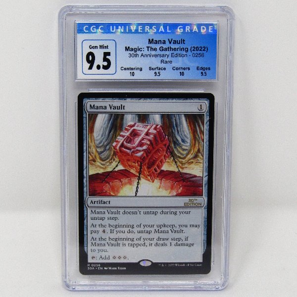 30th Anniversary Edition Mana Vault CGC Graded 9.5 front view