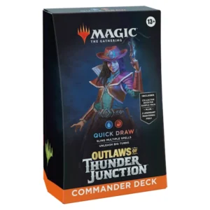Outlaws of Thunder Junction Commander Deck - Quick Draw box