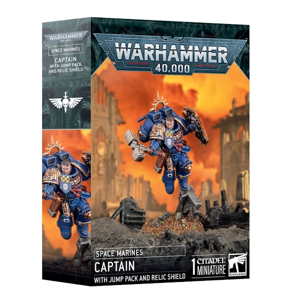 Space Marines: Captain w/ Jump Packk & Relic Shield