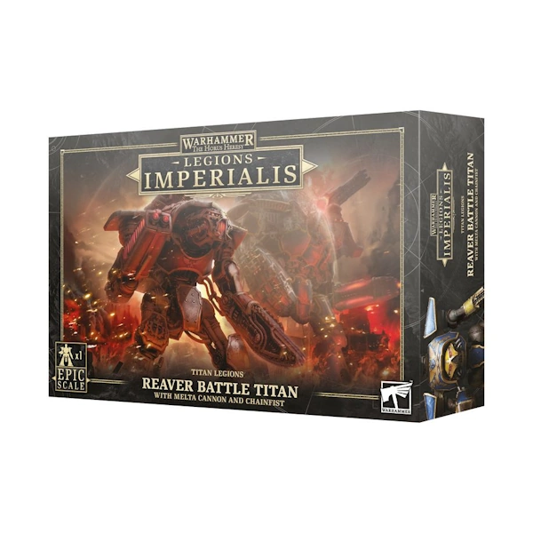 Legions Imperialis - Titan Legions: Reaver Battle Titan w/ Melta Cannon & Chainfist box